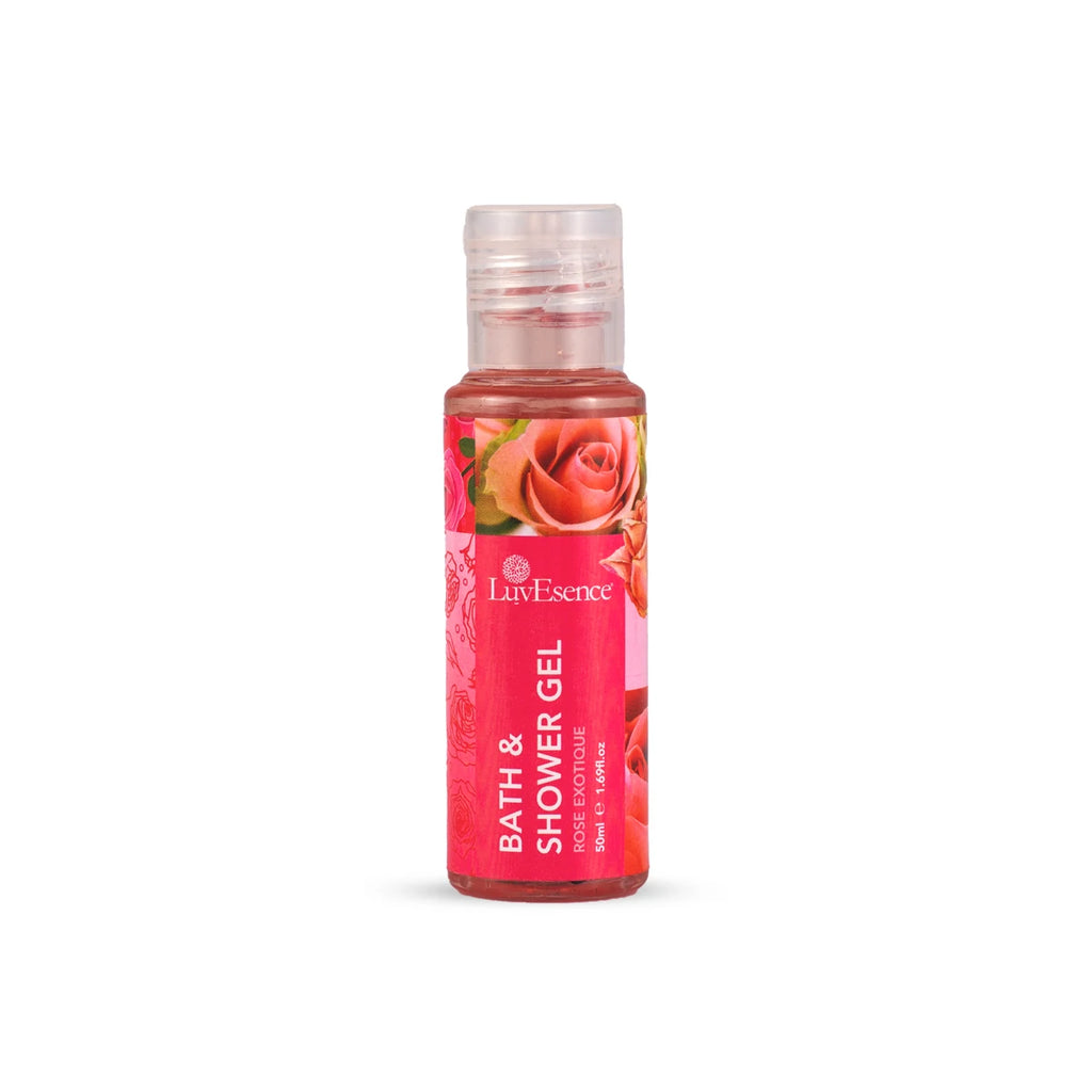Mini Rose Exotique Bath & Shower Gel (50ml) – LuvEsence