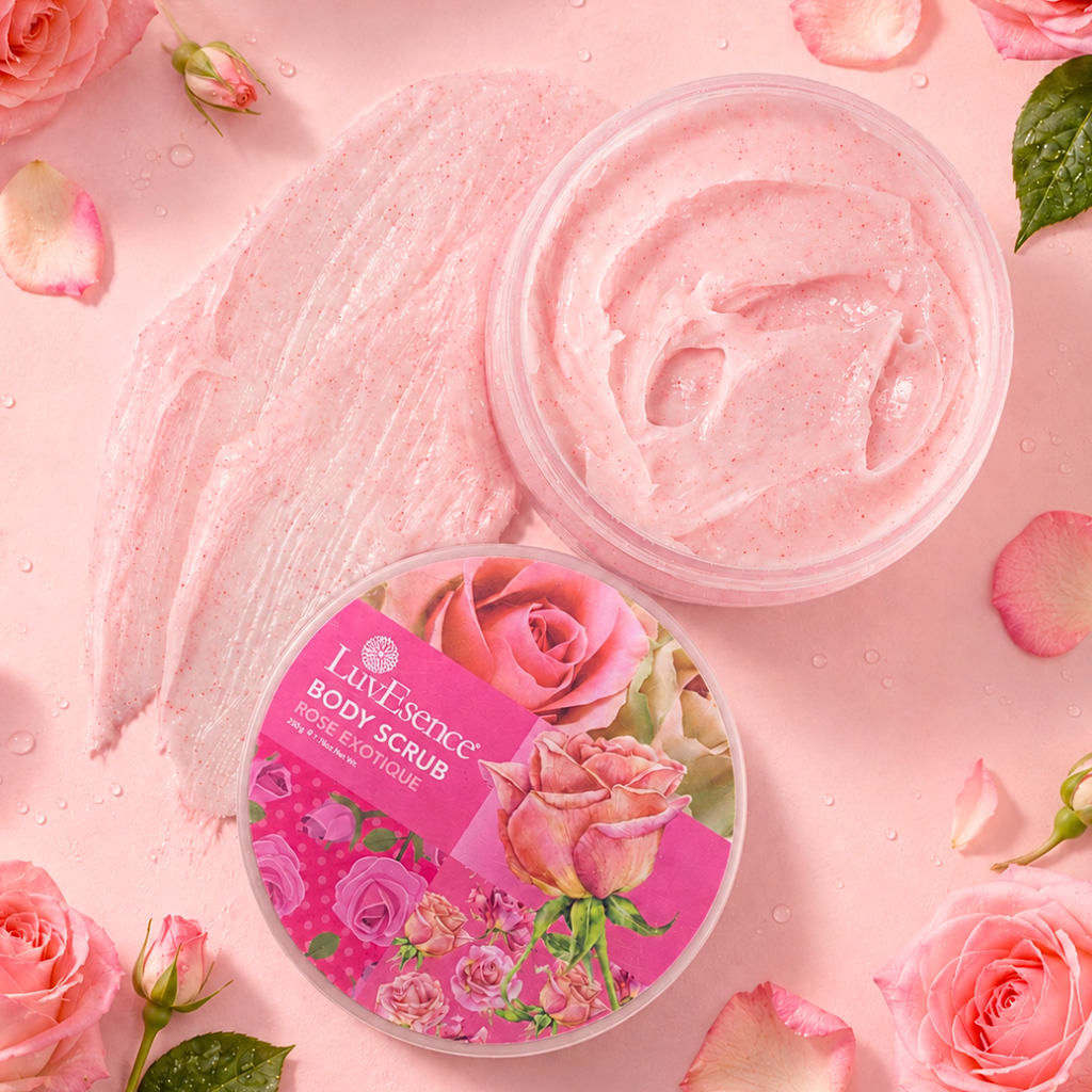 Rose Exotique Body Scrub (200g) – LuvEsence