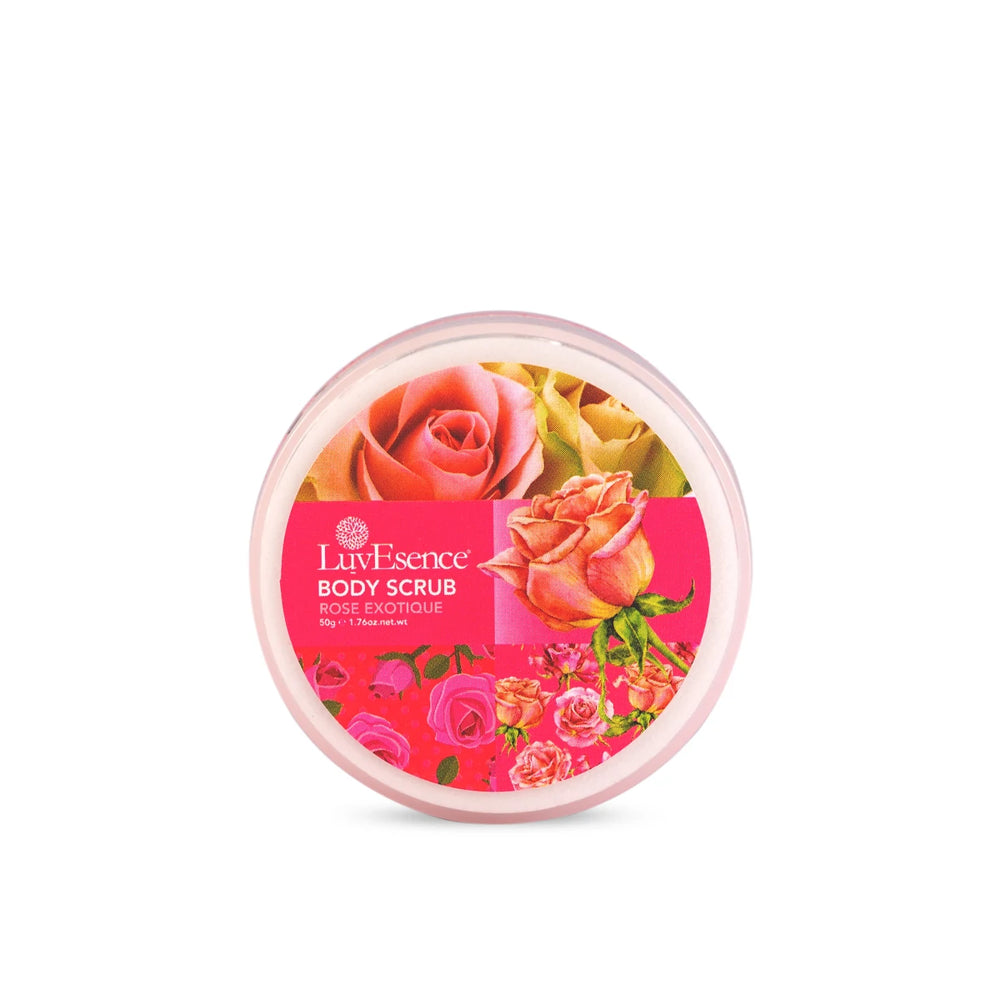 
            
                Load image into Gallery viewer, Mini Rose Exotique Body Scrub (50g)
            
        