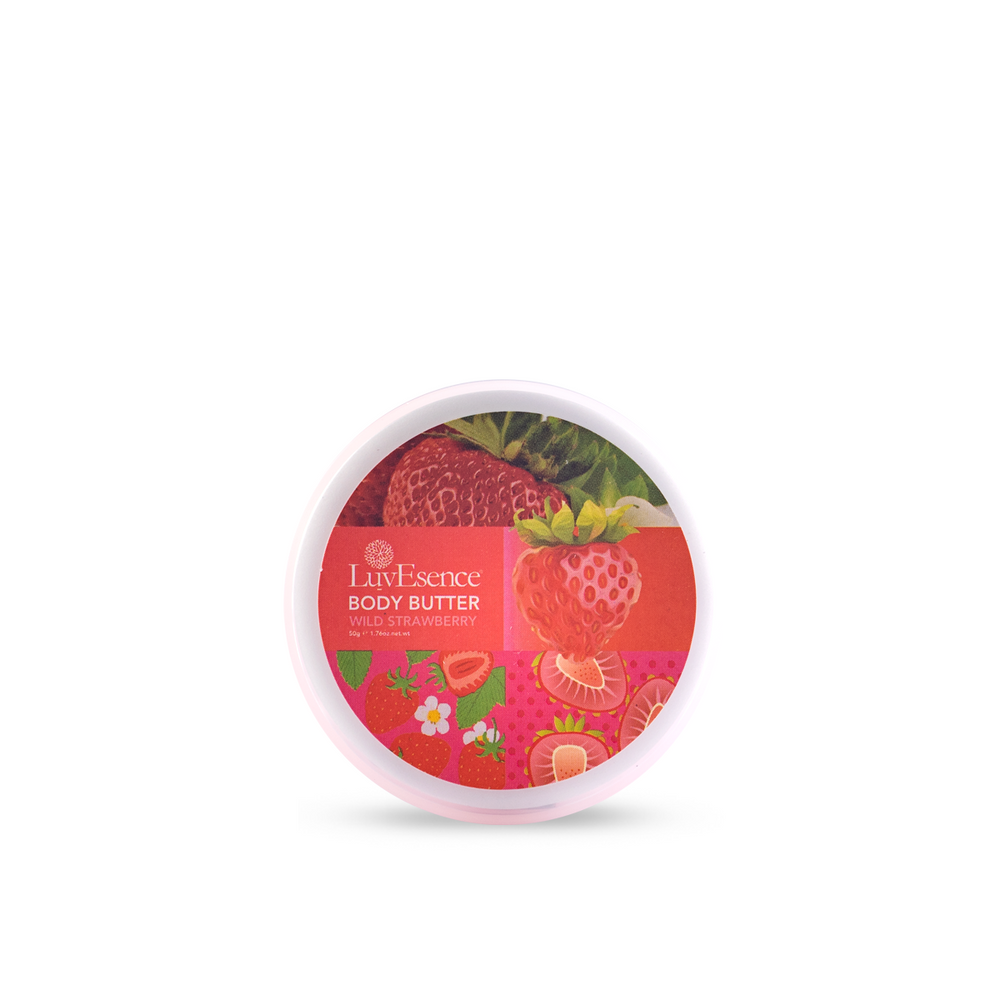 
            
                Load image into Gallery viewer, Mini Wild Strawberry Body Butter (50g)
            
        